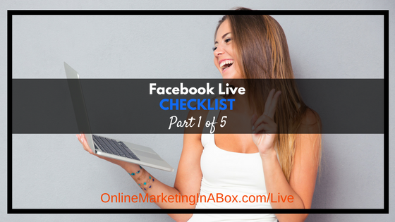 Facebook Live Tips