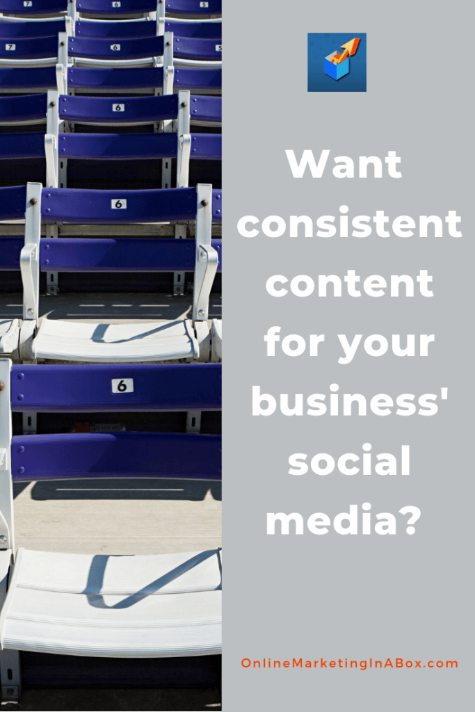 Want consistent content for your business social media