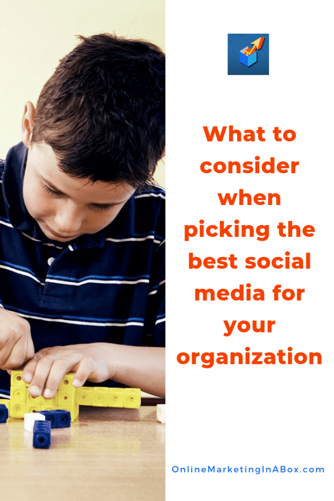 What to consider when picking the best social media for your organization